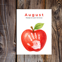 12 Month Handprint Memory Book for Kids | A Year of Little Handprints Printable Keepsake