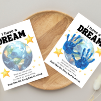 Martin Luther King Jr. I Have a Dream Handprint Craft | MLK Day Kindness & Diversity Activity for Kids