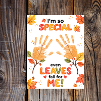 Fall Handprint Craft for Kids | I’m So Special Even Leaves Fall for Me | Autumn Preschool Keepsake