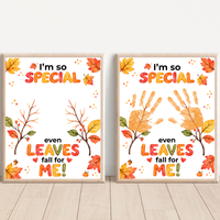 Fall Handprint Craft for Kids | I’m So Special Even Leaves Fall for Me | Autumn Preschool Keepsake