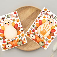 Turkey Handprint Craft for Kids | Turkey-rific Little Hands Thanksgiving Printable | Preschool Fall Keepsake