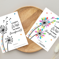Grandparents Day Fingerprint Craft for Kids | I Couldn’t Wish for Better Grandparents Printable | Dandelion Keepsake