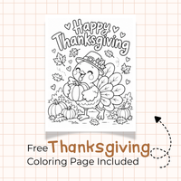 I Yam So Thankful for You Thanksgiving Handprint Craft for Kids | Sweet Potato Keepsake Printable + Free Coloring Page