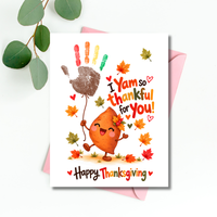 I Yam So Thankful for You Thanksgiving Handprint Craft for Kids | Sweet Potato Keepsake Printable + Free Coloring Page