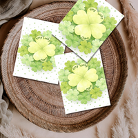 St. Patrick’s Day Footprint Craft Printable for Kids | Keepsake Art | Tiny Lucky Charm Shamrock Design