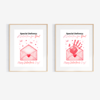 Special Delivery Valentine Handprint Craft | Valentine Envelope Printable Keepsake for Kids