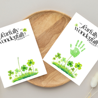 Fearfully and Wonderfully Made Handprint Craft Printable | Christian St. Patrick’s Day Keepsake Art | Psalm 139:14 Kids Activity PDF