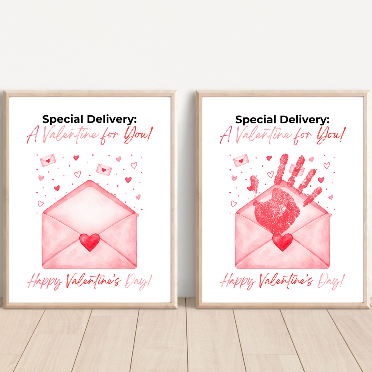 Special Delivery Valentine Handprint Craft | Valentine Envelope Printable Keepsake for Kids