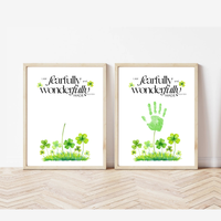 Fearfully and Wonderfully Made Handprint Craft Printable | Christian St. Patrick’s Day Keepsake Art | Psalm 139:14 Kids Activity PDF