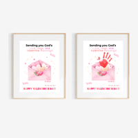 Christian Valentine Handprint Craft for Kids | God’s Love Valentine Blessings | Faith-Based Envelope Keepsake