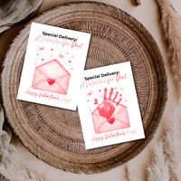 Special Delivery Valentine Handprint Craft | Valentine Envelope Printable Keepsake for Kids