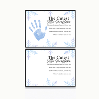 Winter Handprint Craft Printable | “The Cutest Little Snowflake” Keepsake Art | Winter Classroom & Preschool Handprint Activity PDF