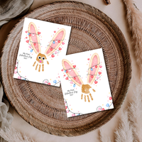 My First Valentine’s Day 2027 Bunny Handprint Craft for Baby | First Valentine Keepsake Printable