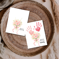 Rose Bouquet Handprint Craft for Kids | Valentine’s Day, Mother’s Day & Birthday Handmade With Love Keepsake