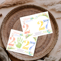 Happy Easter 2027 Poem Bunny Handprint Craft Printable | Easter Bunny Keepsake | Preschool Easter Activity | Spring Classroom Craft | Easter Handprint Art