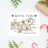 Home Alone Battle Plan Printable Christmas Wall Art