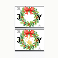 God's Love Brings Joy Handprint Craft Printable | Christian Christmas Handprint Keepsake | Faith-Based Christmas Activity | Preschool Holiday Craft