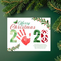 Merry Christmas 2026 Handprint Craft Printable | Christmas 2026 Keepsake | Preschool Christmas Activity | Holiday Classroom Craft | Christmas Handprint Art