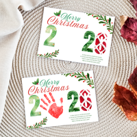 Merry Christmas 2026 Handprint Craft Printable | Christmas 2026 Keepsake | Preschool Christmas Activity | Holiday Classroom Craft | Christmas Handprint Art