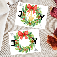 God's Love Brings Joy Handprint Craft Printable | Christian Christmas Handprint Keepsake | Faith-Based Christmas Activity | Preschool Holiday Craft