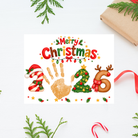 Christmas 2026 Handprint Craft & Coloring Page | Merry Christmas Keepsake Printable for Kids