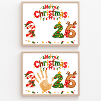 Christmas 2026 Handprint Craft & Coloring Page | Merry Christmas Keepsake Printable for Kids