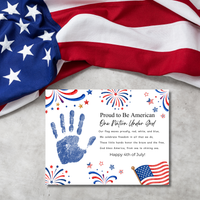 Christian 4th of July Handprint Craft for Kids | One Nation Under God Patriotic Preschool & Kindergarten Activity