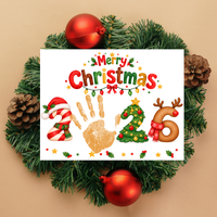 Christmas 2026 Handprint Craft & Coloring Page | Merry Christmas Keepsake Printable for Kids