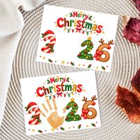Christmas 2026 Handprint Craft & Coloring Page | Merry Christmas Keepsake Printable for Kids