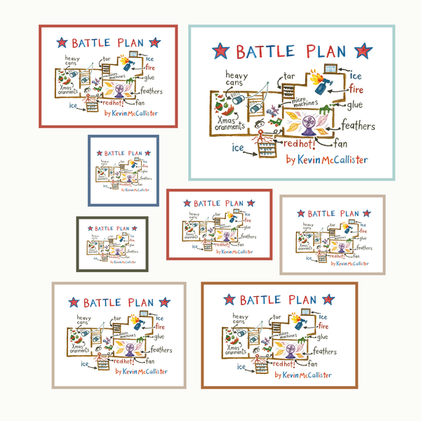 Home Alone Battle Plan Printable Christmas Wall Art
