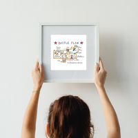 Home Alone Battle Plan Printable Christmas Wall Art