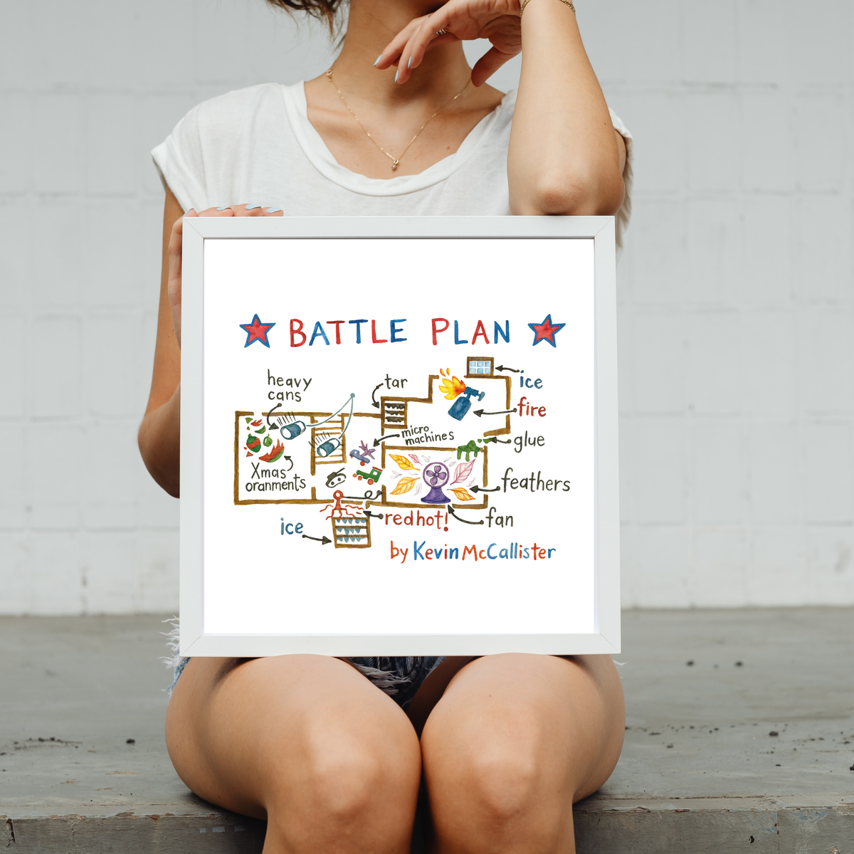 Home Alone Battle Plan Printable Christmas Wall Art