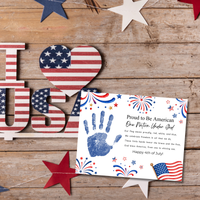 Christian 4th of July Handprint Craft for Kids | One Nation Under God Patriotic Preschool & Kindergarten Activity