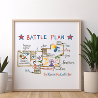 Home Alone Battle Plan Printable Christmas Wall Art