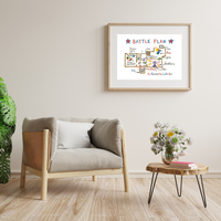 Home Alone Battle Plan Printable Christmas Wall Art