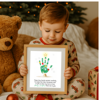 Christmas Tree Handprint Craft | Christmas Keepsake Printable | Preschool Christmas Handprint Activity | Holiday Classroom Craft