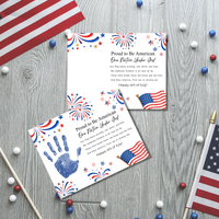 Christian 4th of July Handprint Craft for Kids | One Nation Under God Patriotic Preschool & Kindergarten Activity
