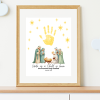 Three Wise Men Handprint Craft Printable | Christian Epiphany Activity | Isaiah 9:6 Bible Craft | Preschool Christmas Keepsake
