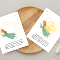 Christian Angel Handprint Craft | Christmas Angel Wings Printable | Preschool Christmas Keepsake | Sunday School Nativity Activity