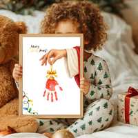 Jesus Christmas Handprint Craft for Kids | Christian Merry Christmas Keepsake | Faith-Based Preschool Activity