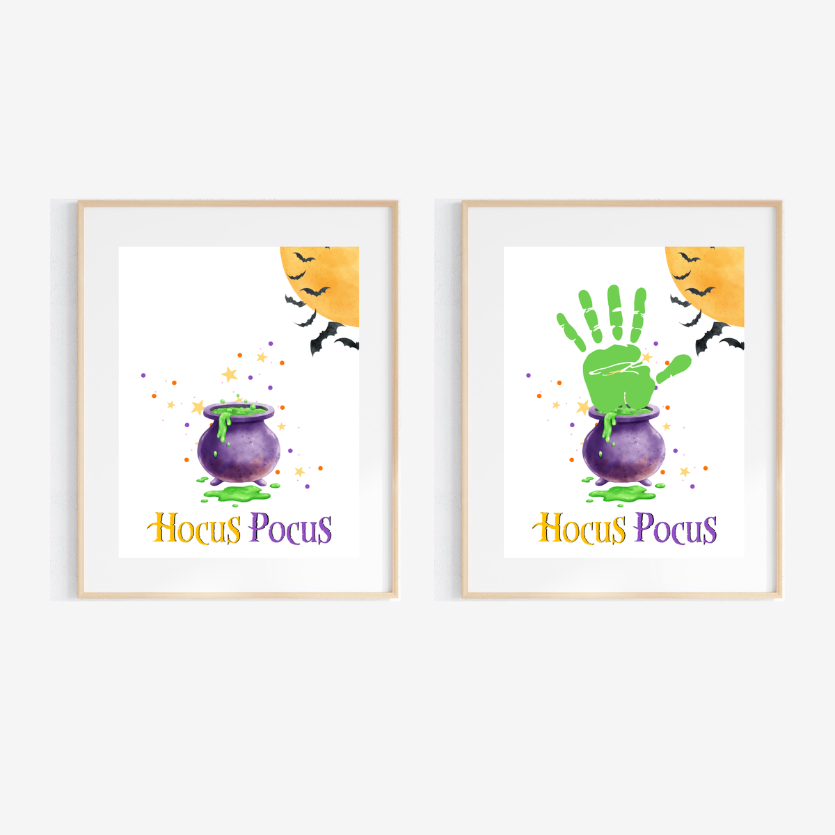 Hocus Pocus Halloween Handprint Craft Printable | Witch Cauldron Halloween Keepsake | Preschool Halloween Activity | Daycare & Classroom Craft