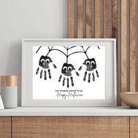 Halloween Spider Handprint Craft Bundle | Happy Halloween Spider Keepsake Printable | Preschool Halloween Activity | Daycare & Classroom Handprint Craft
