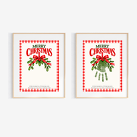 Mistletoe Christmas Handprint Craft | Merry Christmas Handprint Keepsake Printable for Kids