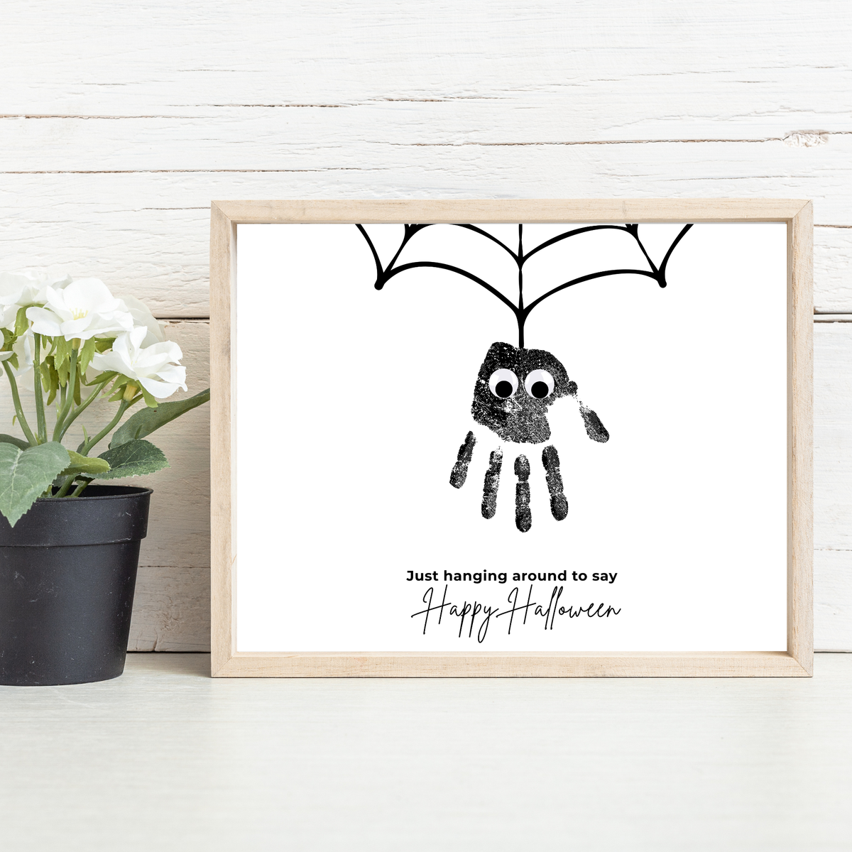 Halloween Spider Handprint Craft Bundle | Happy Halloween Spider Keepsake Printable | Preschool Halloween Activity | Daycare & Classroom Handprint Craft