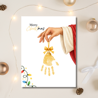 Jesus Christmas Handprint Craft for Kids | Christian Merry Christmas Keepsake | Faith-Based Preschool Activity