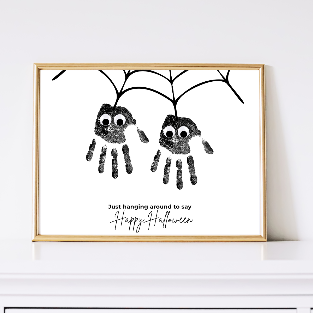 Halloween Spider Handprint Craft Bundle | Happy Halloween Spider Keepsake Printable | Preschool Halloween Activity | Daycare & Classroom Handprint Craft