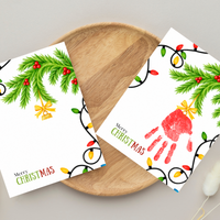 Christmas Bell Handprint Craft for Kids | Preschool & Toddler Christmas Keepsake Printable with Free Coloring Page
