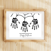 Halloween Spider Handprint Craft Bundle | Happy Halloween Spider Keepsake Printable | Preschool Halloween Activity | Daycare & Classroom Handprint Craft