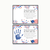Christian 4th of July Handprint Craft for Kids | One Nation Under God Patriotic Preschool & Kindergarten Activity