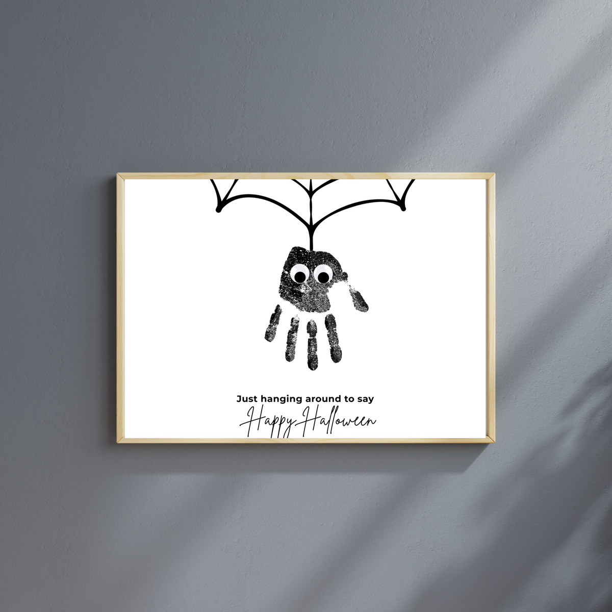 Halloween Spider Handprint Craft Bundle | Happy Halloween Spider Keepsake Printable | Preschool Halloween Activity | Daycare & Classroom Handprint Craft